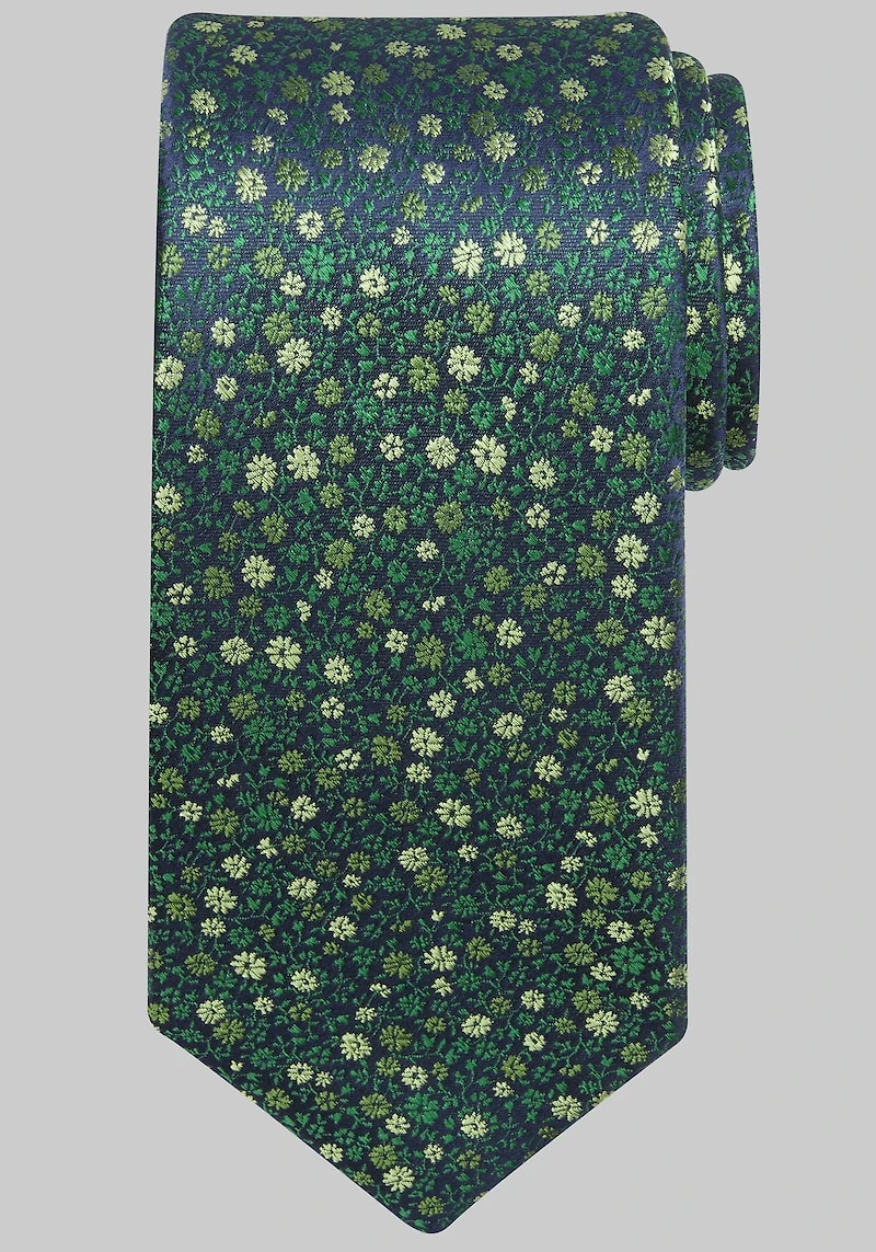 Men's Traveler Collection Millefiori Floral Tie at Jos. A. Bank, Green,