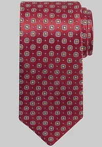 Men's Traveler Collection Complex Neat Tie at Jos. A. Bank, Red,