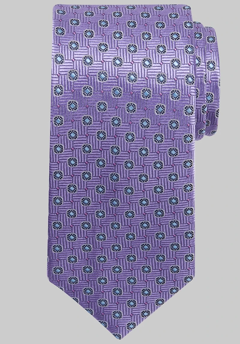 Men's Traveler Collection Complex Neat Tie at Jos. A. Bank, Purple,