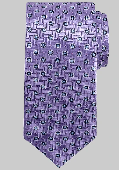 Men's Traveler Collection Complex Neat Tie at Jos. A. Bank, Purple,
