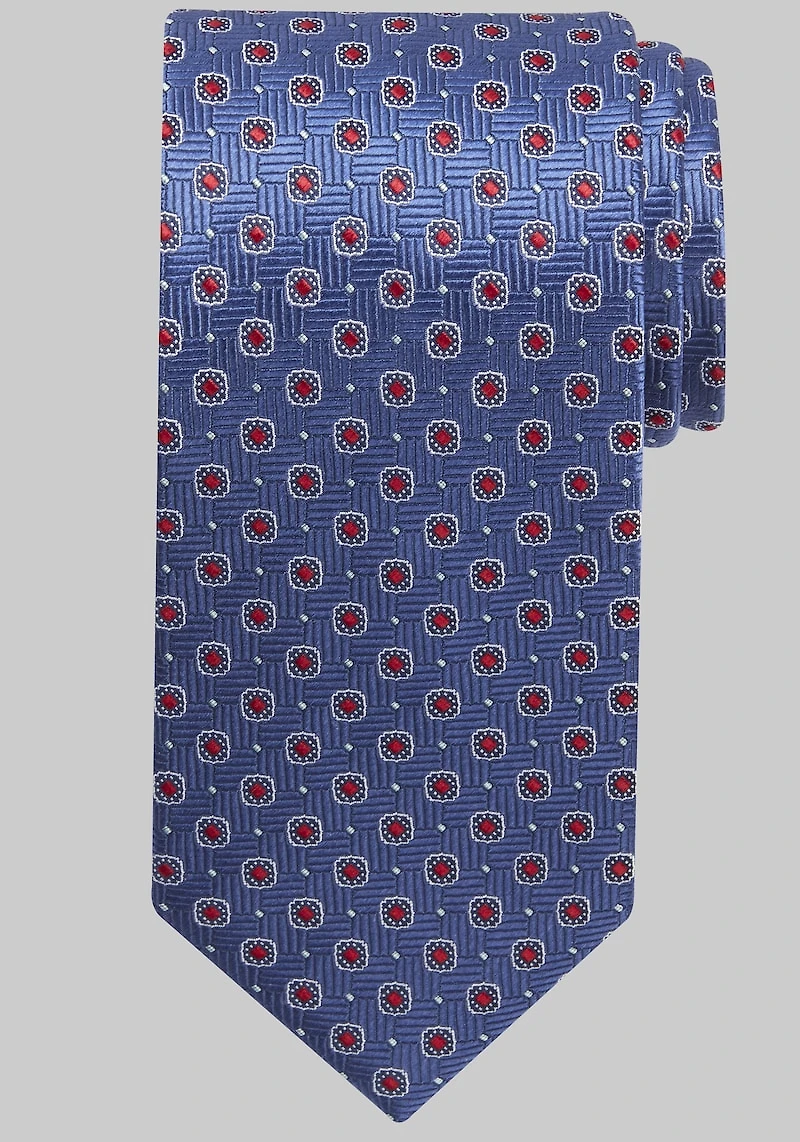 Men's Traveler Collection Complex Neat Tie at Jos. A. Bank, Blue/Navy,