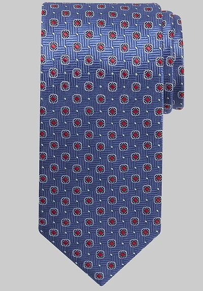 Men's Traveler Collection Complex Neat Tie at Jos. A. Bank, Blue/Navy,