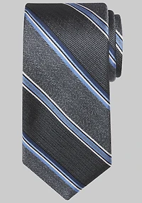 Men's Reserve Stripe Tie at Jos. A. Bank, Charcoal/Grey,