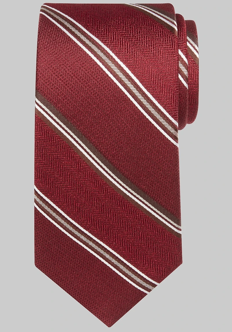 Men's Reserve Stripe Tie at Jos. A. Bank, Burgundy,