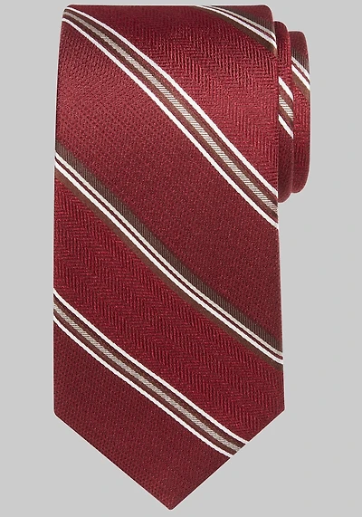 Men's Reserve Stripe Tie at Jos. A. Bank, Burgundy,