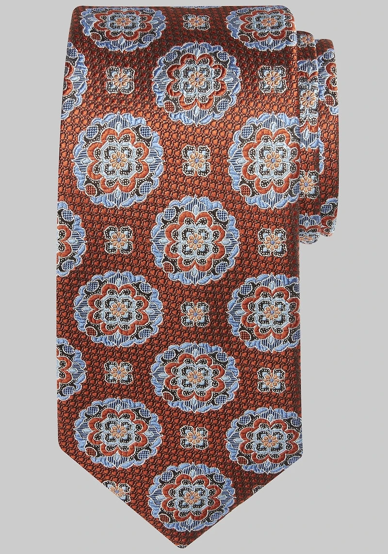 Men's Reserve Collection Mobile Medallion Tie at Jos. A. Bank, Orange/Rust,