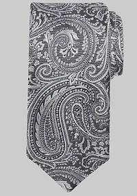 Men's Reserve Collection Ribbed Paisley Tie at Jos. A. Bank, Charcoal/Grey,