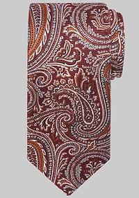 Men's Reserve Collection Ribbed Paisley Tie at Jos. A. Bank, Orange/Rust,