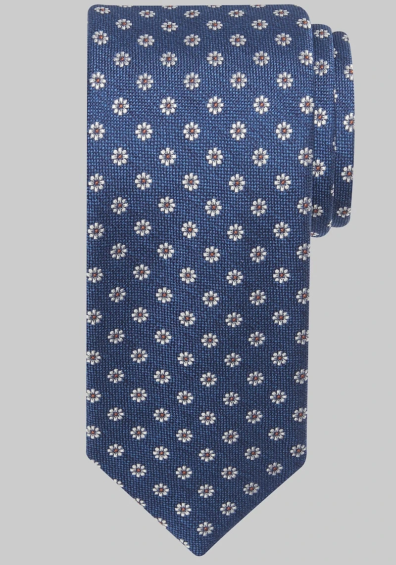 Men's Jos. A. Bank Marguerite Neat Tie at Jos. A. Bank, Blue/Navy,