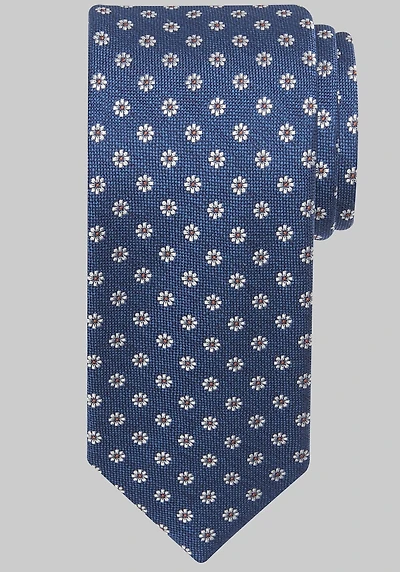 Men's Jos. A. Bank Marguerite Neat Tie at Jos. A. Bank, Blue/Navy,
