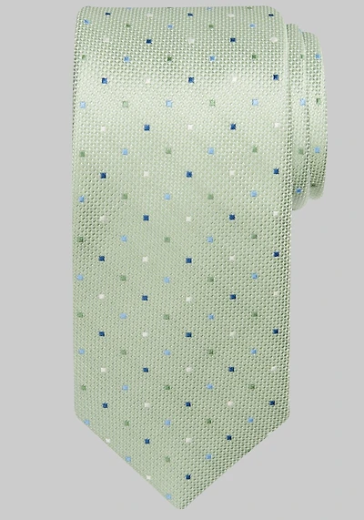 Men's Traveler Collection Pin Dot Tie at Jos. A. Bank, Green,
