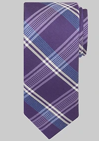 Men's Jos. A. Bank Peaceful Plaid Tie at Jos. A. Bank, Purple,