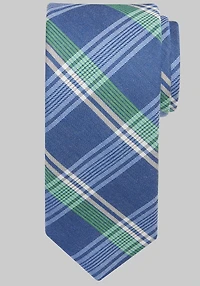 Men's Jos. A. Bank Peaceful Plaid Tie at Jos. A. Bank, Blue,