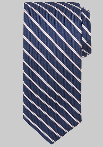 Men's Jos. A. Bank Simple Stripe Tie at Jos. A. Bank, Pink,