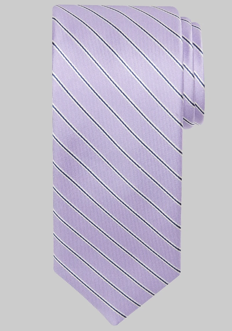 Men's Jos. A. Bank Simple Stripe Tie at Jos. A. Bank, Purple,