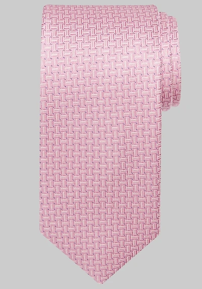 Men's Traveler Collection Mini Linked Geo Tie at Jos. A. Bank, Pink,