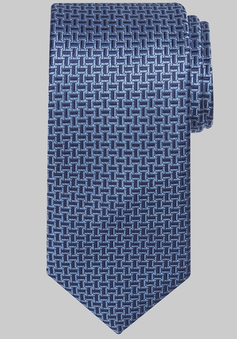 Men's Traveler Collection Mini Linked Geo Tie at Jos. A. Bank, Blue/Navy,