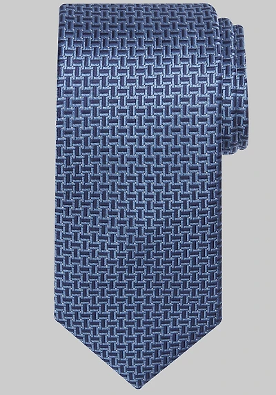 Men's Traveler Collection Mini Linked Geo Tie at Jos. A. Bank, Blue/Navy,