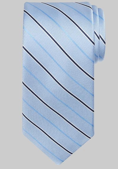Men's Traveler Collection Stripe Tie at Jos. A. Bank, Blue,