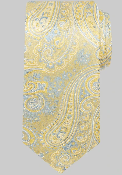 Men's Traveler Collection Meander Paisley Tie at Jos. A. Bank, Yellow,