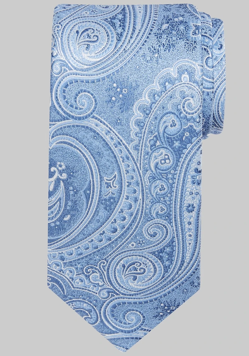 Men's Traveler Collection Meander Paisley Tie at Jos. A. Bank, Blue,