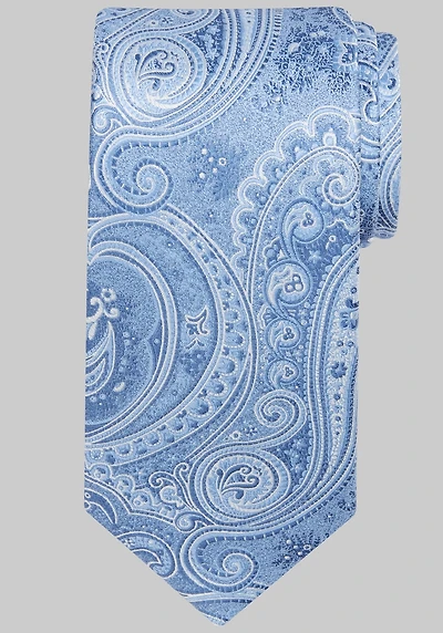 Men's Traveler Collection Meander Paisley Tie at Jos. A. Bank, Blue,