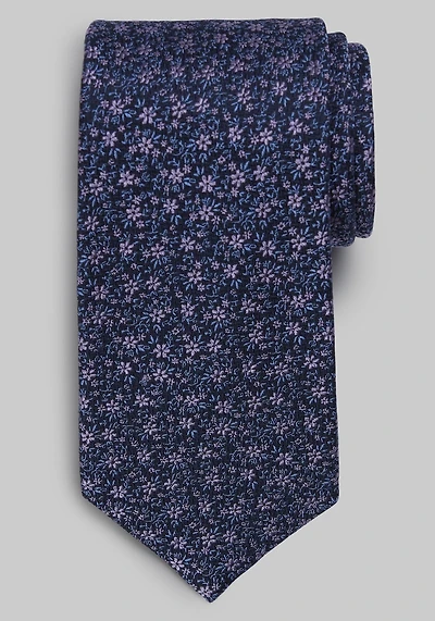 Men's Traveler Collection Woodland Floral Tie at Jos. A. Bank, Purple,