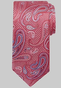 Men's Reserve Collection Textural Paisley Tie at Jos. A. Bank, Fuchsia/Pink,