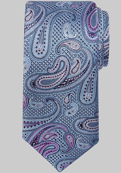 Men's Reserve Collection Textural Paisley Tie at Jos. A. Bank, Blue,