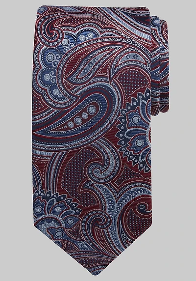 Men's Reserve Collection Natte Paisley Tie at Jos. A. Bank, Red,