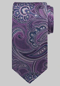 Men's Reserve Collection Natte Paisley Tie at Jos. A. Bank, Berry/Burgundy,