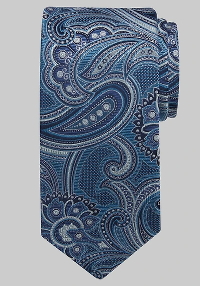 Men's Reserve Collection Natte Paisley Tie at Jos. A. Bank, Multi/Teal,