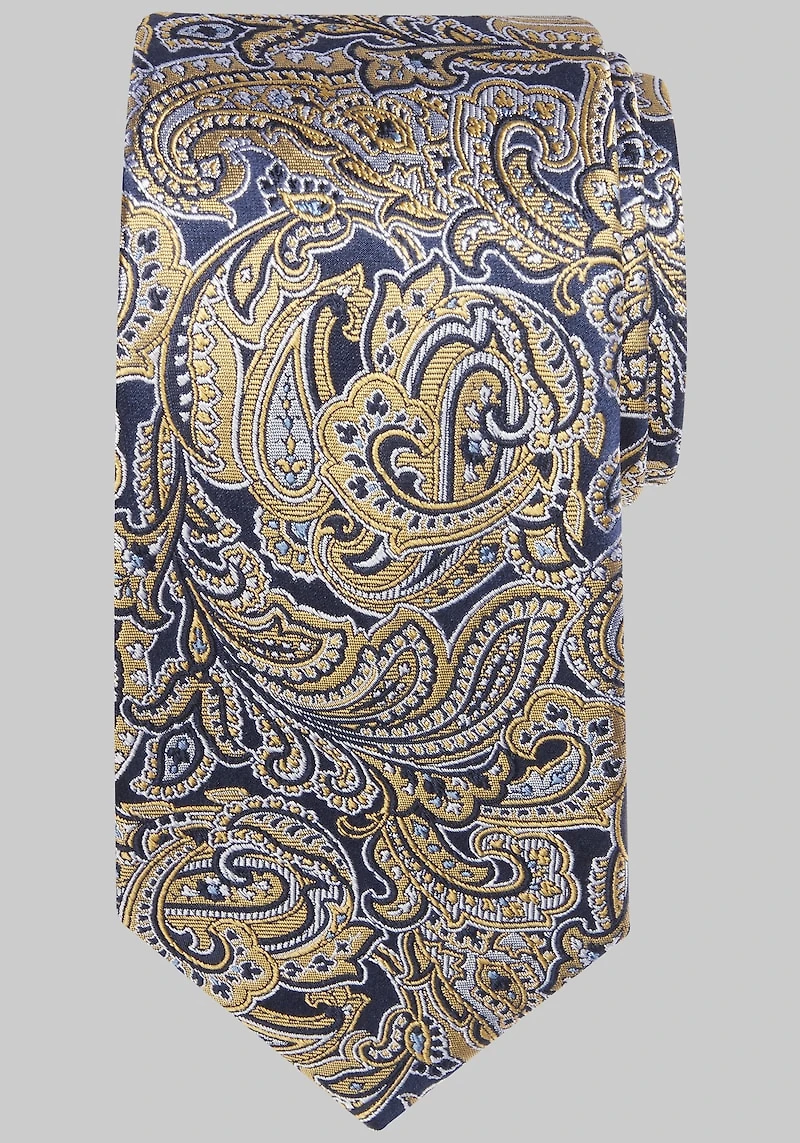 Men's Reserve Collection Complex Paisley Tie at Jos. A. Bank, Gold,