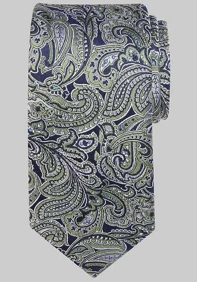 Men's Reserve Collection Complex Paisley Tie at Jos. A. Bank, Green,