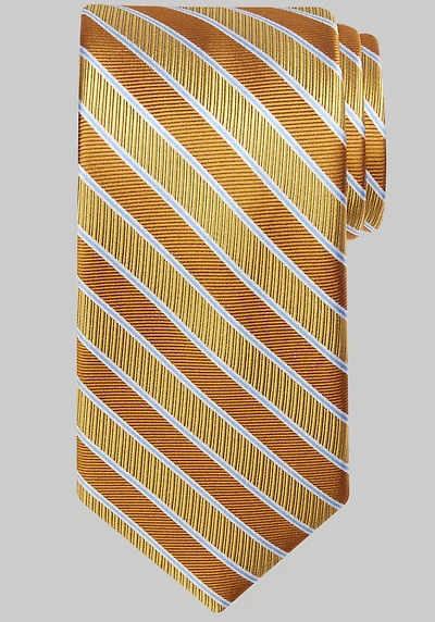 Men's Reserve Collection Chevron Stripe Tie at Jos. A. Bank, Gold,