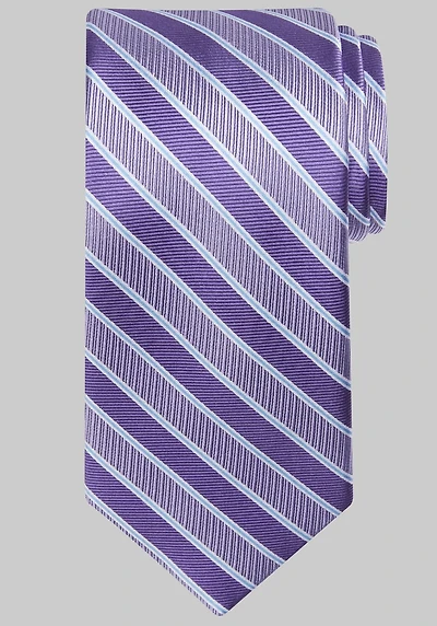 Men's Reserve Collection Chevron Stripe Tie at Jos. A. Bank, Lavender/Purple,