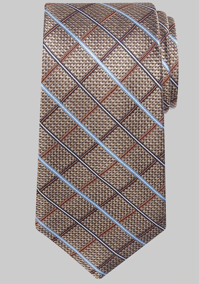 Men's Reserve Collection Plaid Tie at Jos. A. Bank, Taupe,