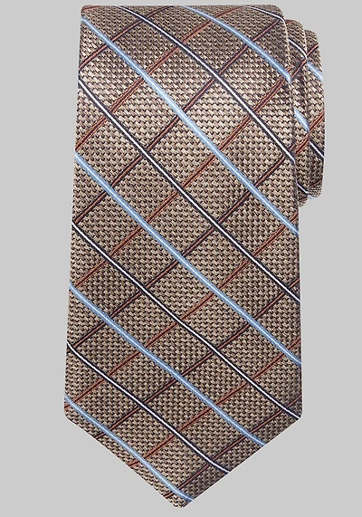 Men's Reserve Collection Plaid Tie at Jos. A. Bank, Taupe,