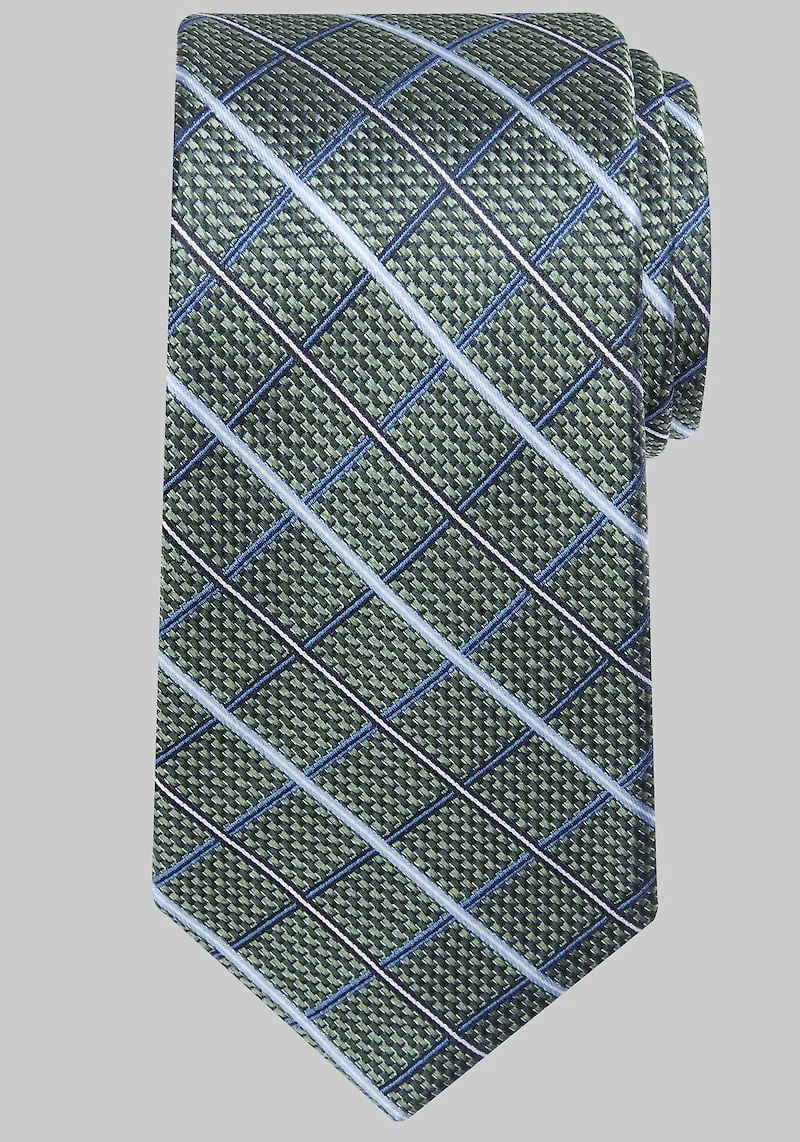Men's Reserve Collection Plaid Tie at Jos. A. Bank, Green,