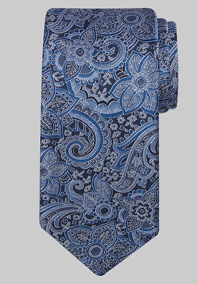 Men's Reserve Collection Botanical Paisley Tie at Jos. A. Bank, Blue/Navy,