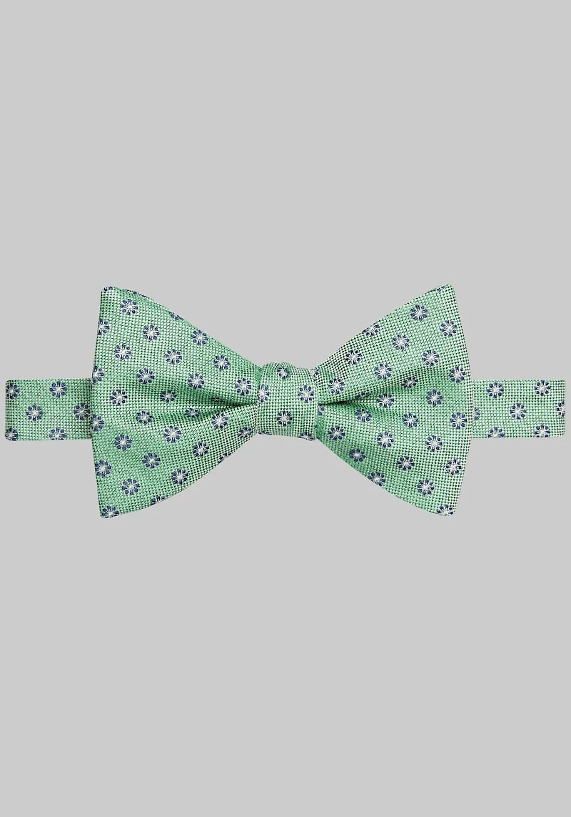 Men's Jos. A. Bank Marguerite Floral Pre-Tied Bow Tie at Jos. A. Bank, Green,