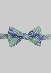 Men's Jos. A. Bank Poppy Plaid Pre-Tied Bow Tie at Jos. A. Bank, Green,