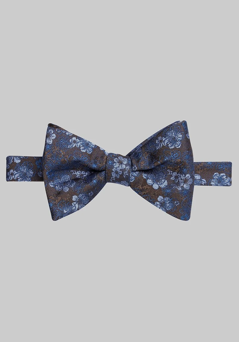 Men's Jos. A. Bank Floral Pre-Tied Bow Tie at Jos. A. Bank, Brown,