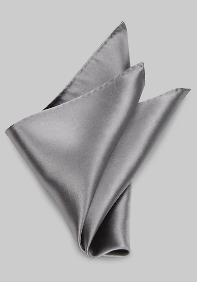 Men's Jos. A. Bank Solid Pocket Square at Jos. A. Bank, Flint Grey,