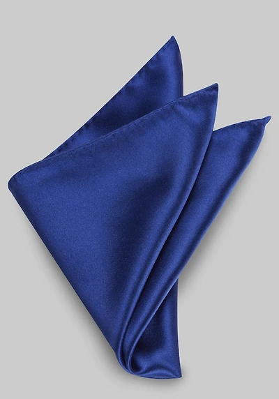 Men's Jos. A. Bank Solid Pocket Square at Jos. A. Bank, Sodalite Blue,