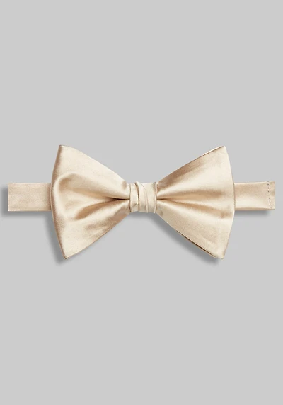Men's Jos. A. Bank Solid Pre-Tied Big Bow Tie at Jos. A. Bank, Champagne/Gold,