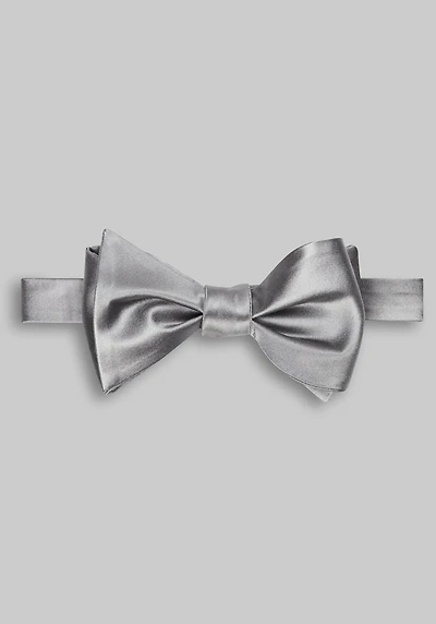 Men's Jos. A. Bank Solid Pre-Tied Bow Tie at Jos. A. Bank, Flint Grey,