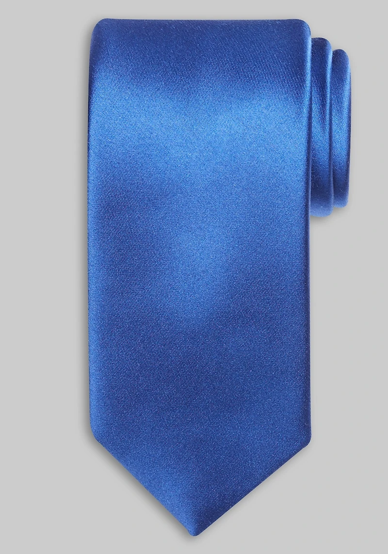 Men's Jos. A. Bank Solid Silk Tie at Jos. A. Bank, Sodalite Blue,