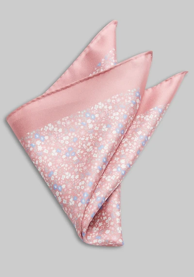 Men's Jos. A. Bank Ditsy Floral Pocket Square at Jos. A. Bank, Pink,