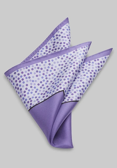 Men's Jos. A. Bank New Dots Pocket Square at Jos. A. Bank, Purple,